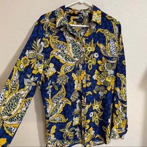 Banana republic colorful blouse